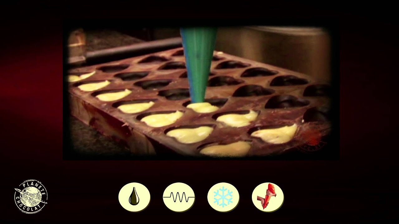 Fabrication Praline Chocolaterie artisanale belge Planète Chocolat