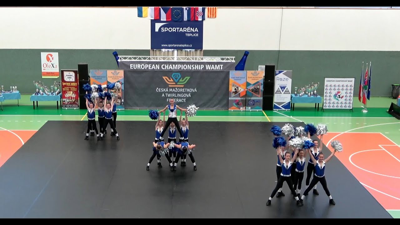Mistrovství Evropy mažoretek WAMT 2022 / Pom-Pom Juniors Stage / AP klub Brušperk - Teens