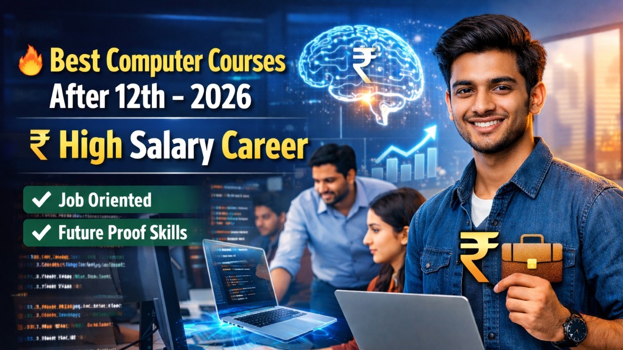 Best Computer Courses After 12th in 2026 | High Salary | 12th के बाद Direct Job & Placement