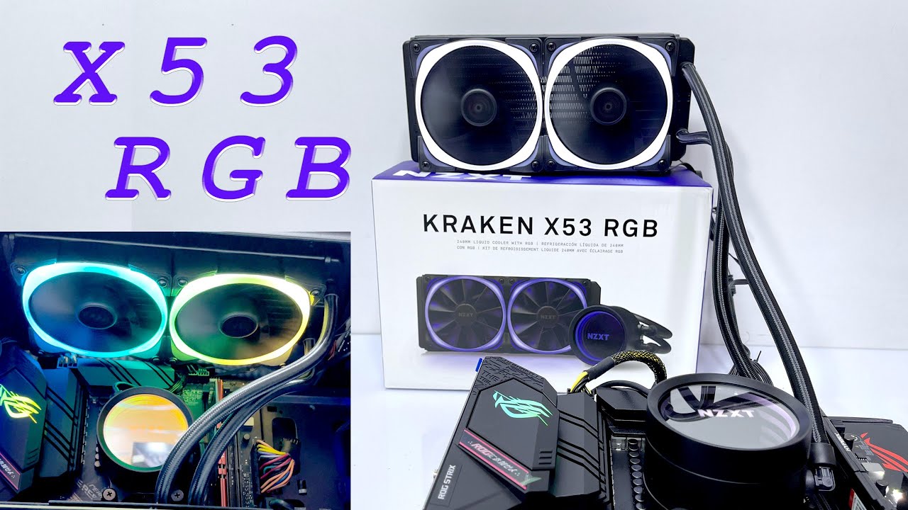 Instalacja i testowanie Nzxt Kraken X53 RGB Unbox