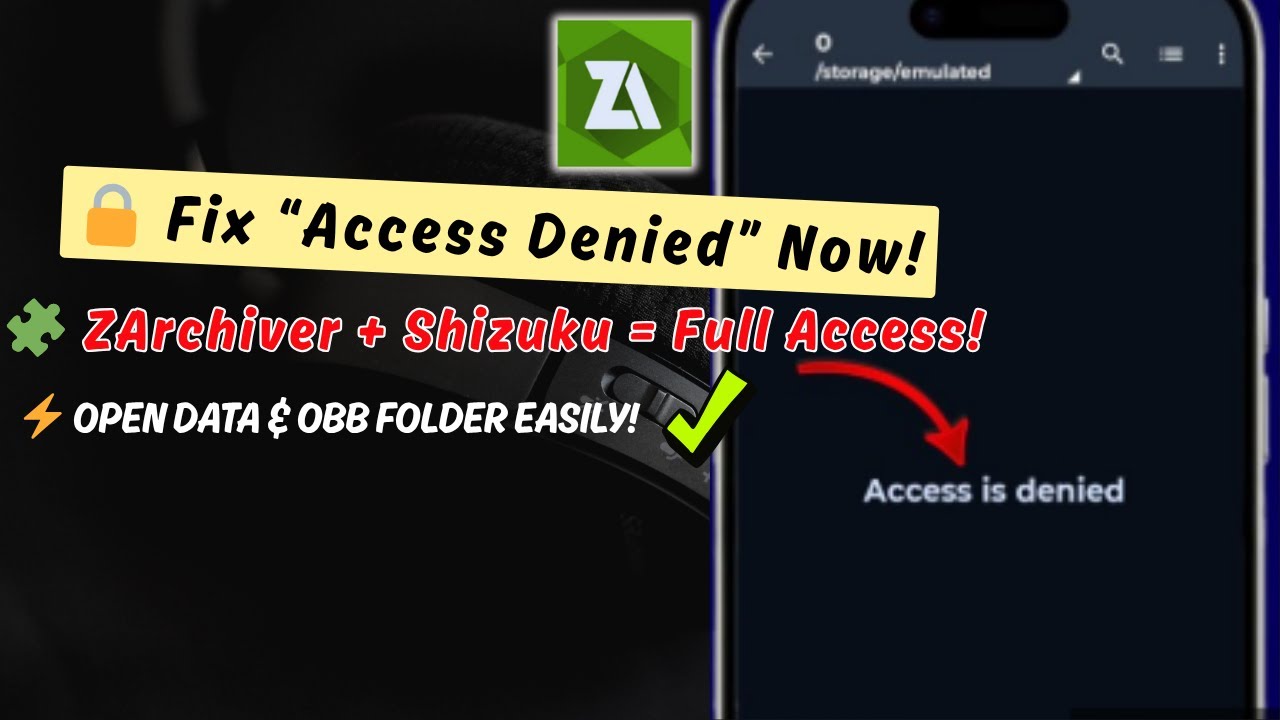 Как исправить ошибку «Отказано в доступе к ZArchiver» | Исправление ошибки «Отказано в доступе к ...