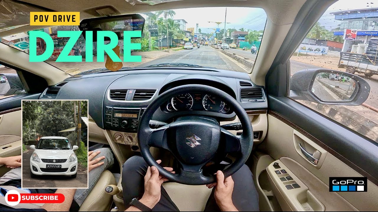 SWIFT DZIRE VXI PETROL MANUAL | POV Test Drive | City drive | Malappuram | GoPro12 | Jonnxoo