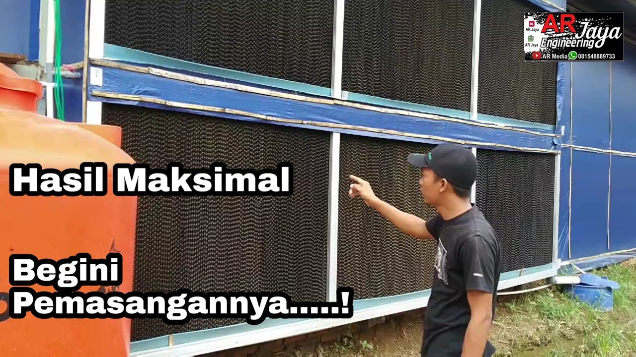 Cara kerja celldeck/cooling pad kandang ayam close house 2 lantai
