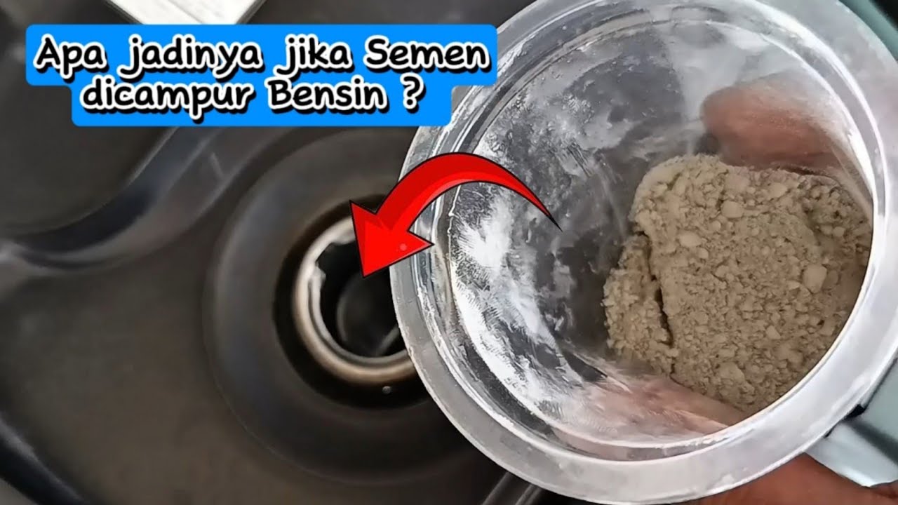 Campur kan Saja bensin dan semen !! Kamu pasti terkagum-kagum