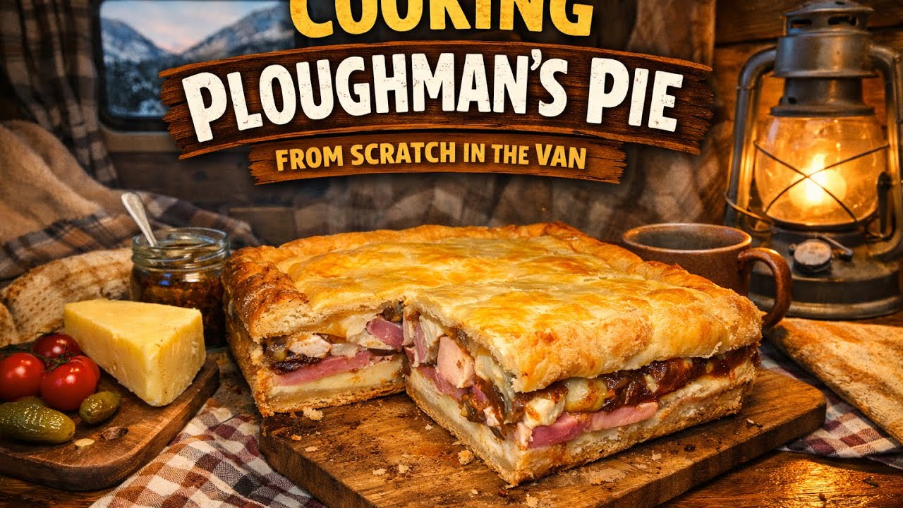 Cooking From Scratch in the Van | Ploughman’s Pie Comfort Food 🥧 🚐 👨‍🍳 