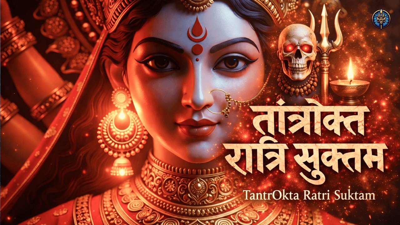 Tantrokta Ratri Suktam | तंत्रोक्त रात्रि सूक्तम् | Night Protection Mantra | Damru Verse