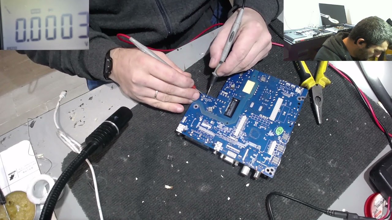 Reparatie TV Led Nei, placa de alimentare defecta