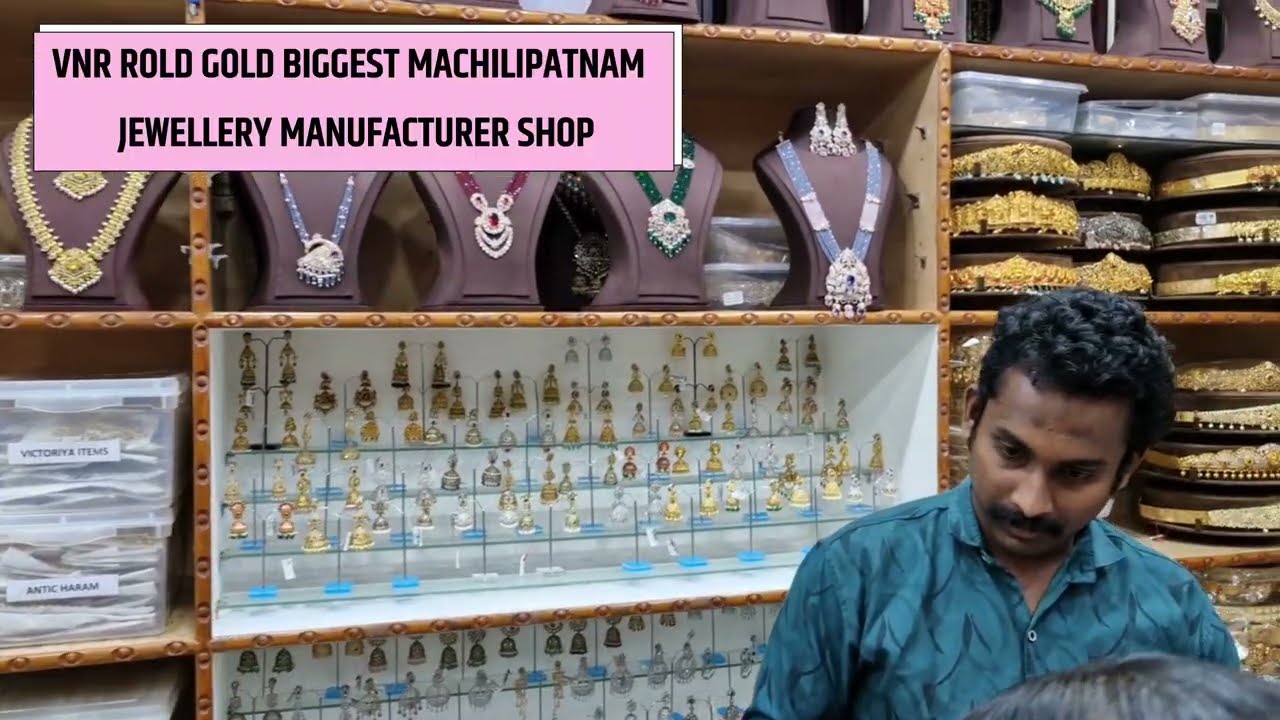 BEST COLLECTION OF ROLD GOLD, IMITATION JEWELLERY SHOPPING|MACHILIPATNAM VNR JEWELLERY MANUFACTURER