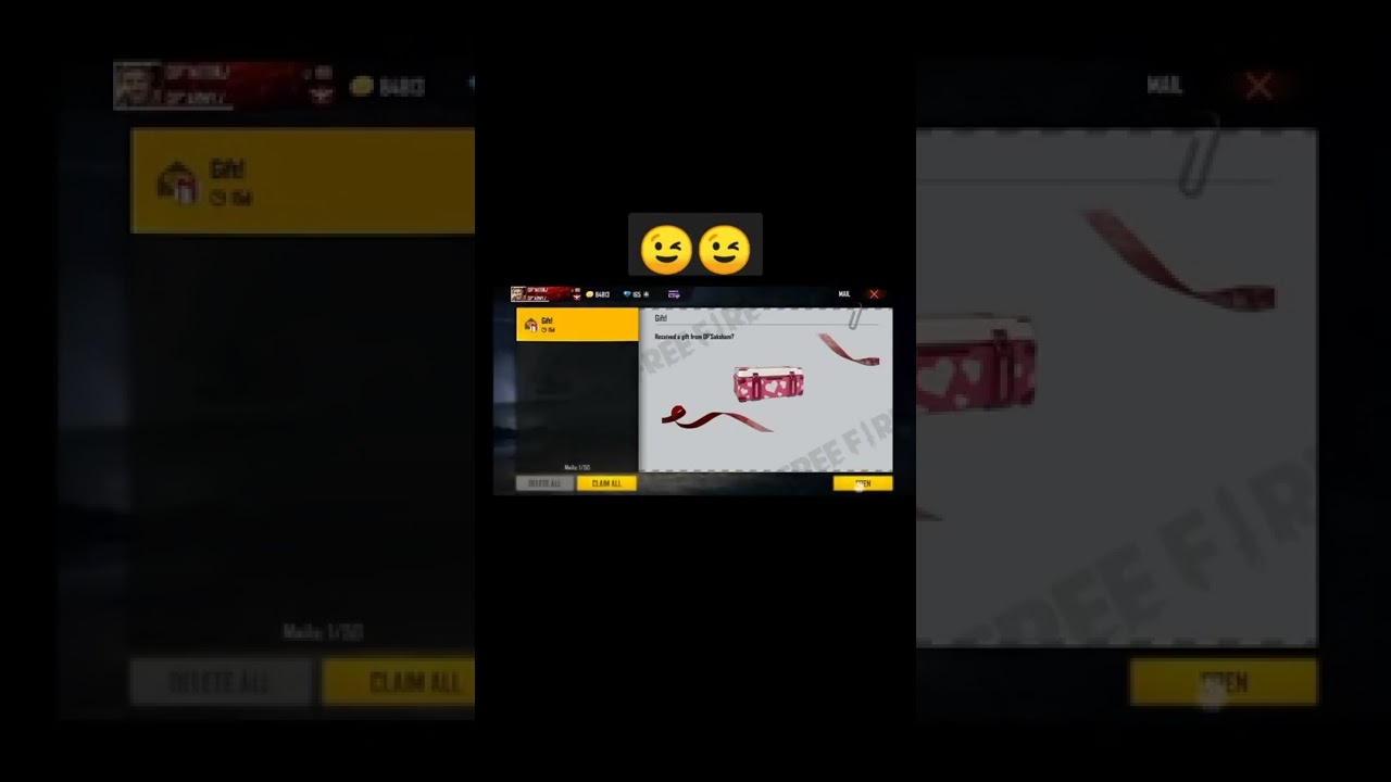 My friend send me gift in free Fire #Shorts