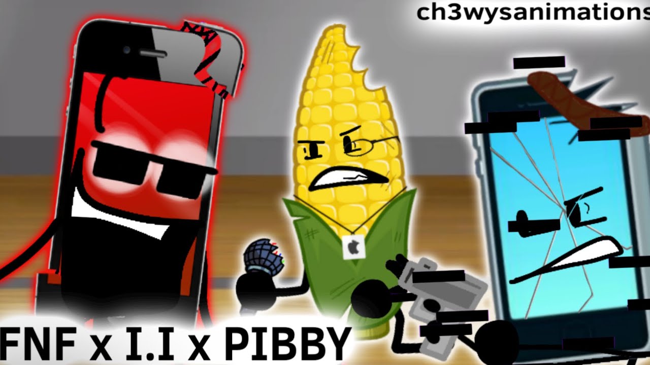 FNF x I.I x PIBBY Concept | Vs Mephone4s | Broken-meeple