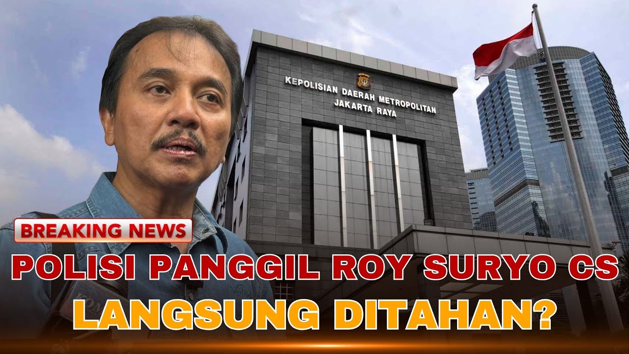 🔴BREAKING NEWS Roy Suryo CS Diperiksa Polda Metro Jaya, Apakah Langsung Ada Pengangkapan? (13/11)
