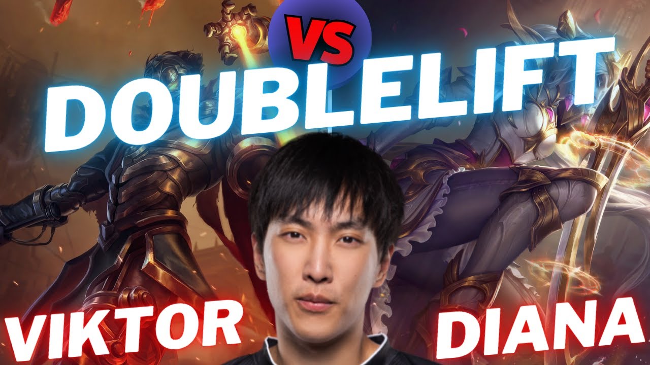 DOUBLELIFT | VIKTOR VS DIANA | MID GAMEPLAY | Patch 15.13 / Season 15 | #LeagueofLegends