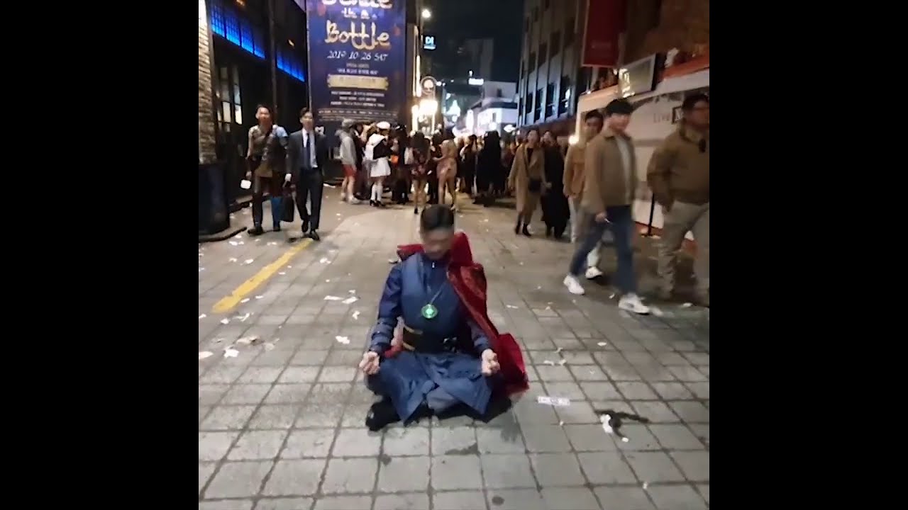 이태원 씹어먹은 할로윈 레전드 닥터스트레인지ㅋㅋㅋㅋㅋ싱크로율ㅋㅋㅋㅋㅋㅋㅋ#Shorts