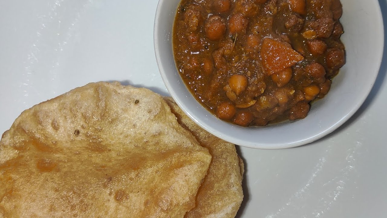 Chana puri #food #cooking 