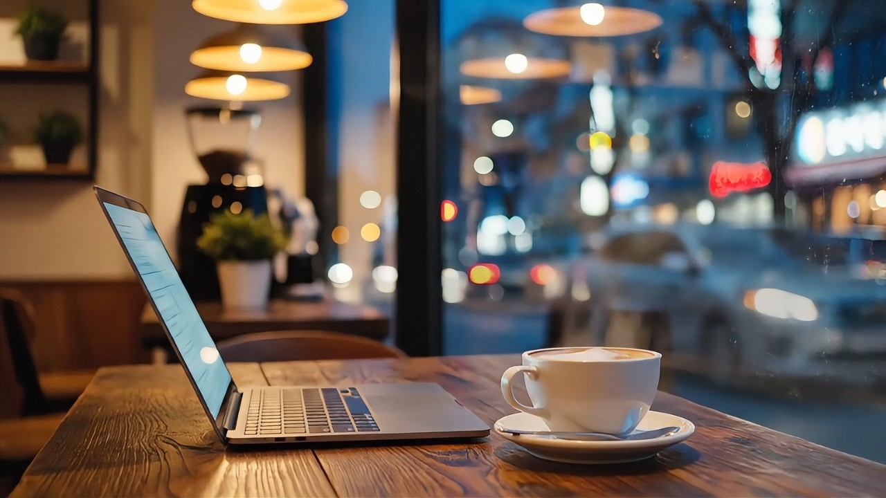 Night Coffee Shop Smooth Jazz R&B | Focus Music for Work & Study
