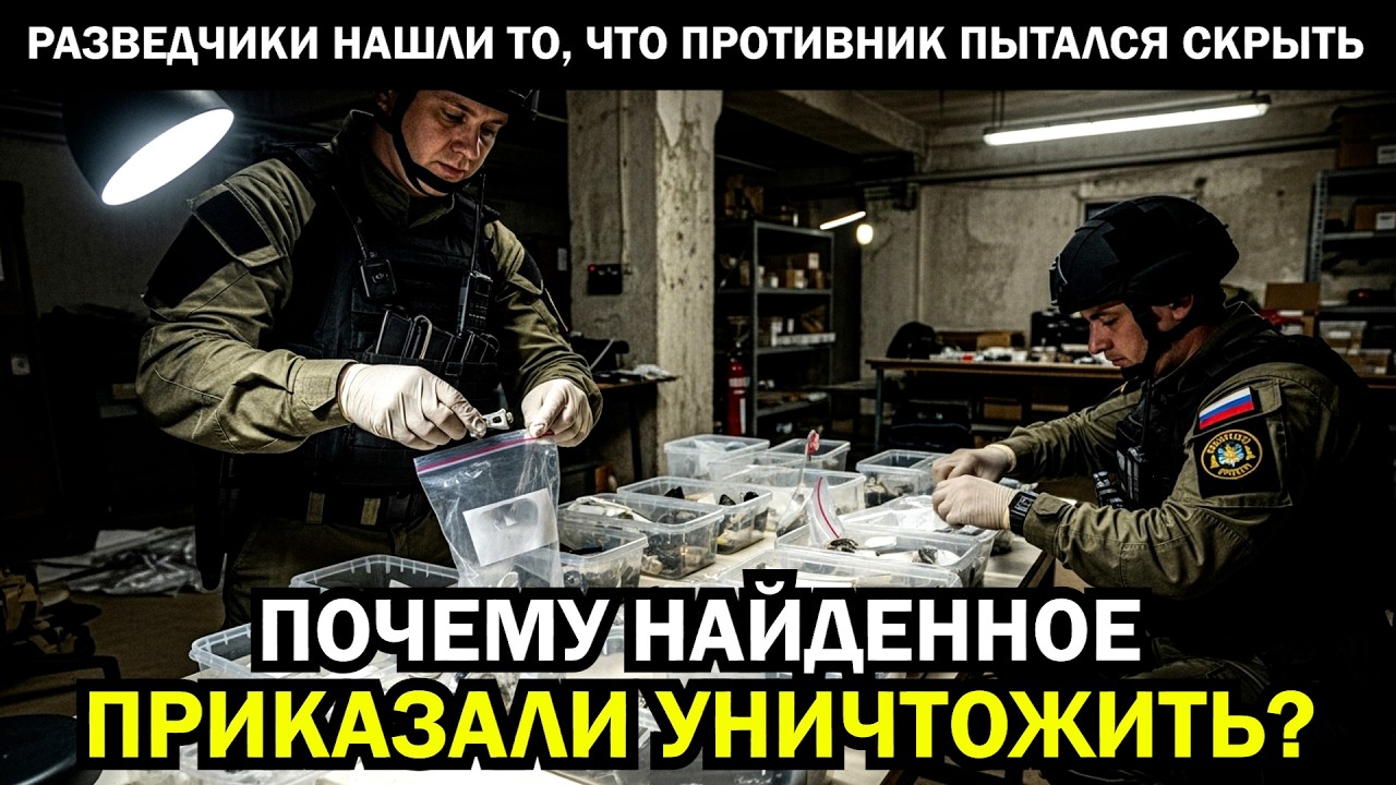 Разведчики вскрыли заваренные ворота. За металлическими плитами скрывалась секретная разработка