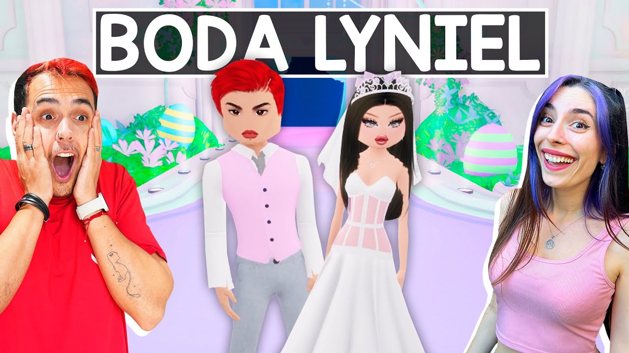 BODA LYNIEL EN DRESS TO IMPRESS! LYNA Y CHOCOBLOX ROBLOX