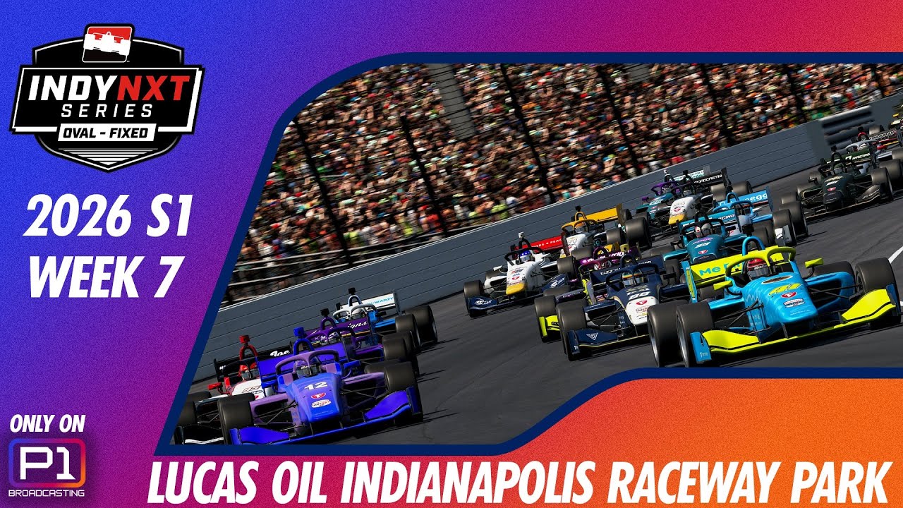 Indy NXT Oval Series Tues Night Top Split | LUCAS OIL IRP | 2026S1 W7 | iRacing Broadcast
