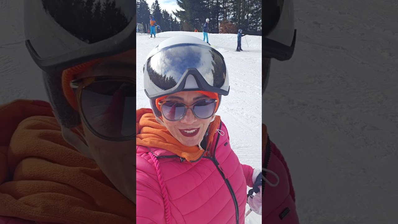 Skifahren im Pröller Skidreieck. Bayern. 