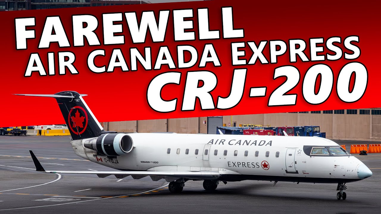 ПРОЩАЙТЕ, Air Canada Express CRJ-200!