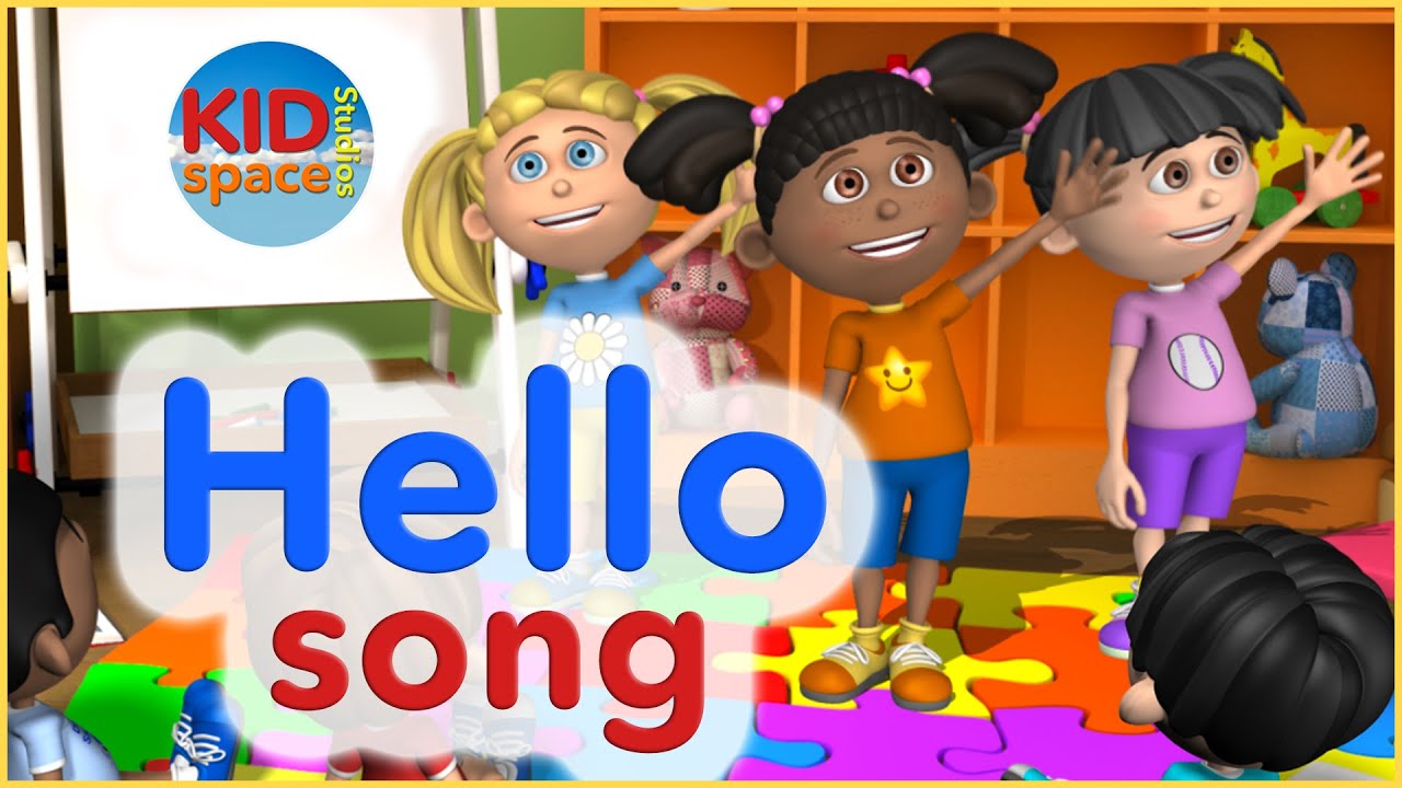 Hello Song - Nursery Rhymes - KIDspace Studios