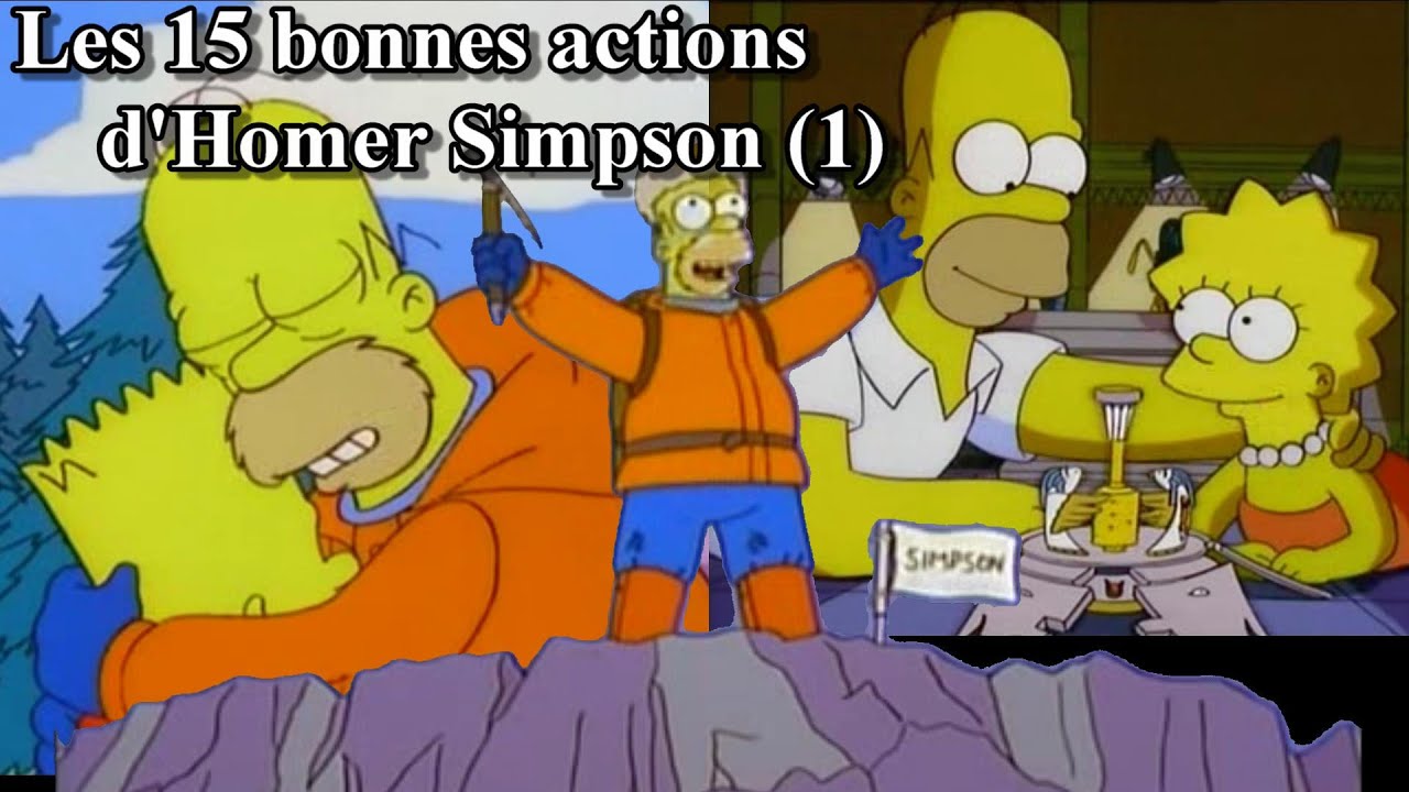 Les 15 bonnes actions d'Homer Simpson [1ère partie]  #simpsons #disney #tvshow #serietv #simpson