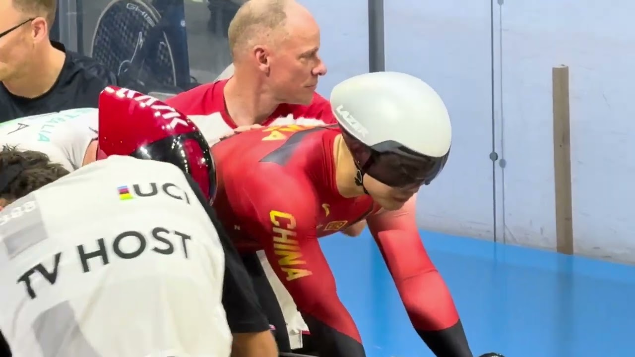 UCI WC 26. men’s kierin Rd2 ht1