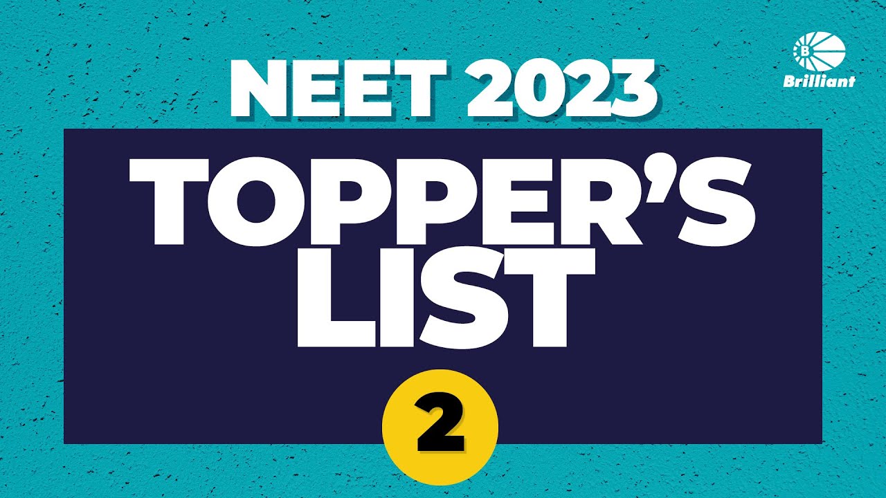 NEET 2023 Toppers List - 2 | Brilliant Pala #resultsmatter #neettoppers