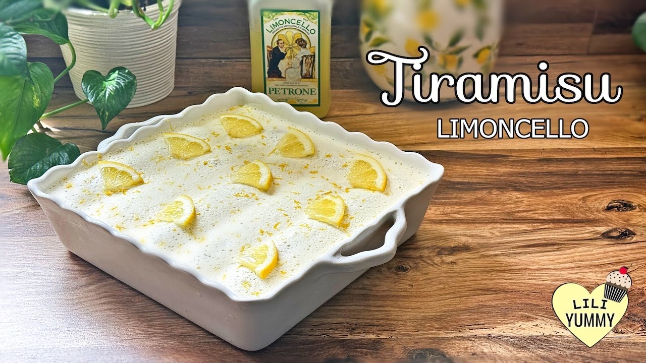 TIRAMISU LIMONCELLO LA MEILLEURE RECETTE DÉLICIEUSE ET SUPER RAPIDE! RECETTE ITALIENNE AUTHENTIQUE