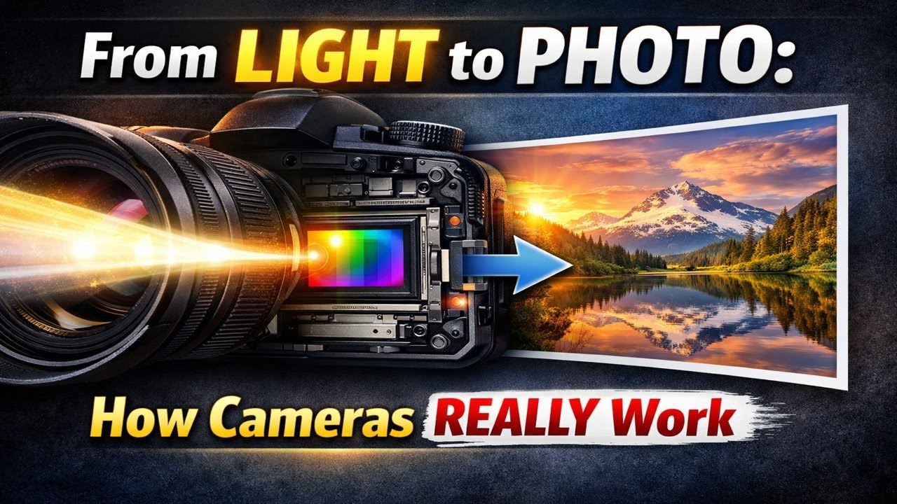 FROM LIGHT TO PHOTO: HOW A CAMERA REALLY WORK