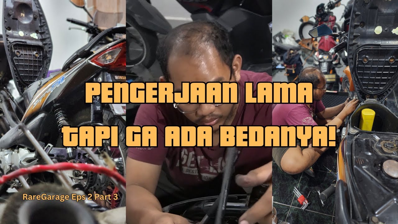 NYESEL GARAP MOTOR DI RAREGARAGE?!