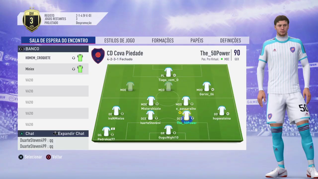 CD Cova da Piedade vs Moitense (MVPT)