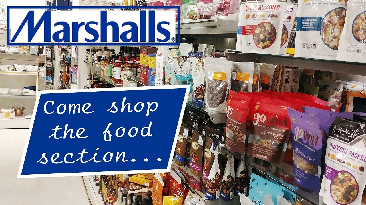 MARSHALLS SHOP WITH ME FOOD SECTION - Candy Chocolates Snacks Holiday Gift Baskets - SHOPPING TOUR
