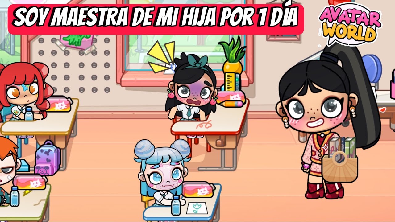 MI HIJA SE AVERGUENZA DE MI POR SER SU NUEVA MAESTRA EN AVATAR WORLD karola20