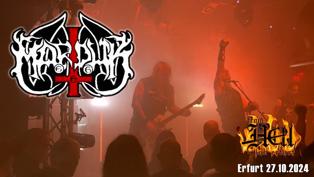 MARDUK Memento Mori Europa Tour 2024 - Black Metal live @From Hell Club Erfurt - 4 K Video 3v4
