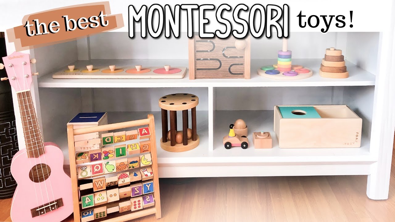 BEST MONTESSORI TOYS! Wooden Toys, Natural Toys & Realistic Toys for Montessori At Home Learning