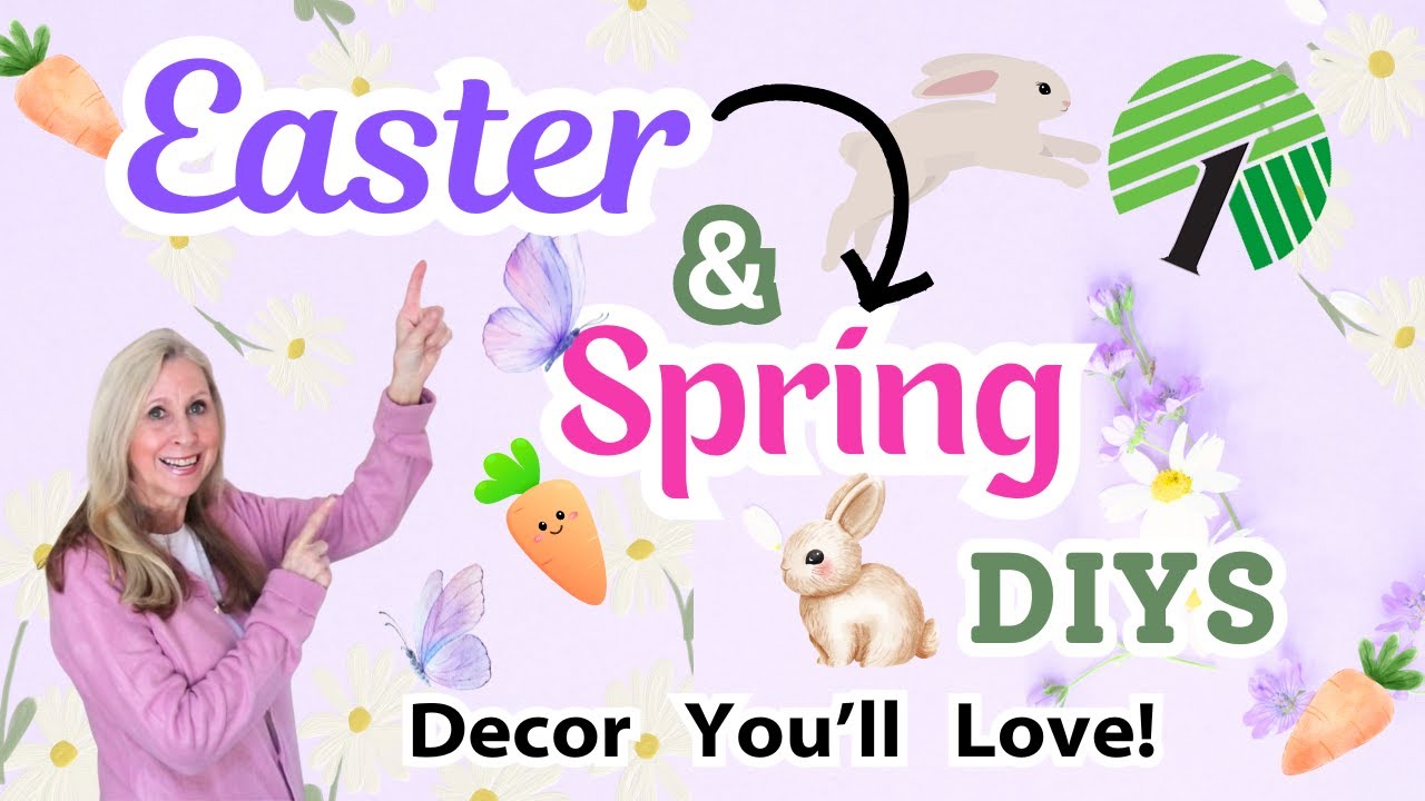 *New* 2025 EASTER & SPRING  Dollar Tree DIYs 🐰 HIGH END DECOR IDEAS To Brighten Your Home