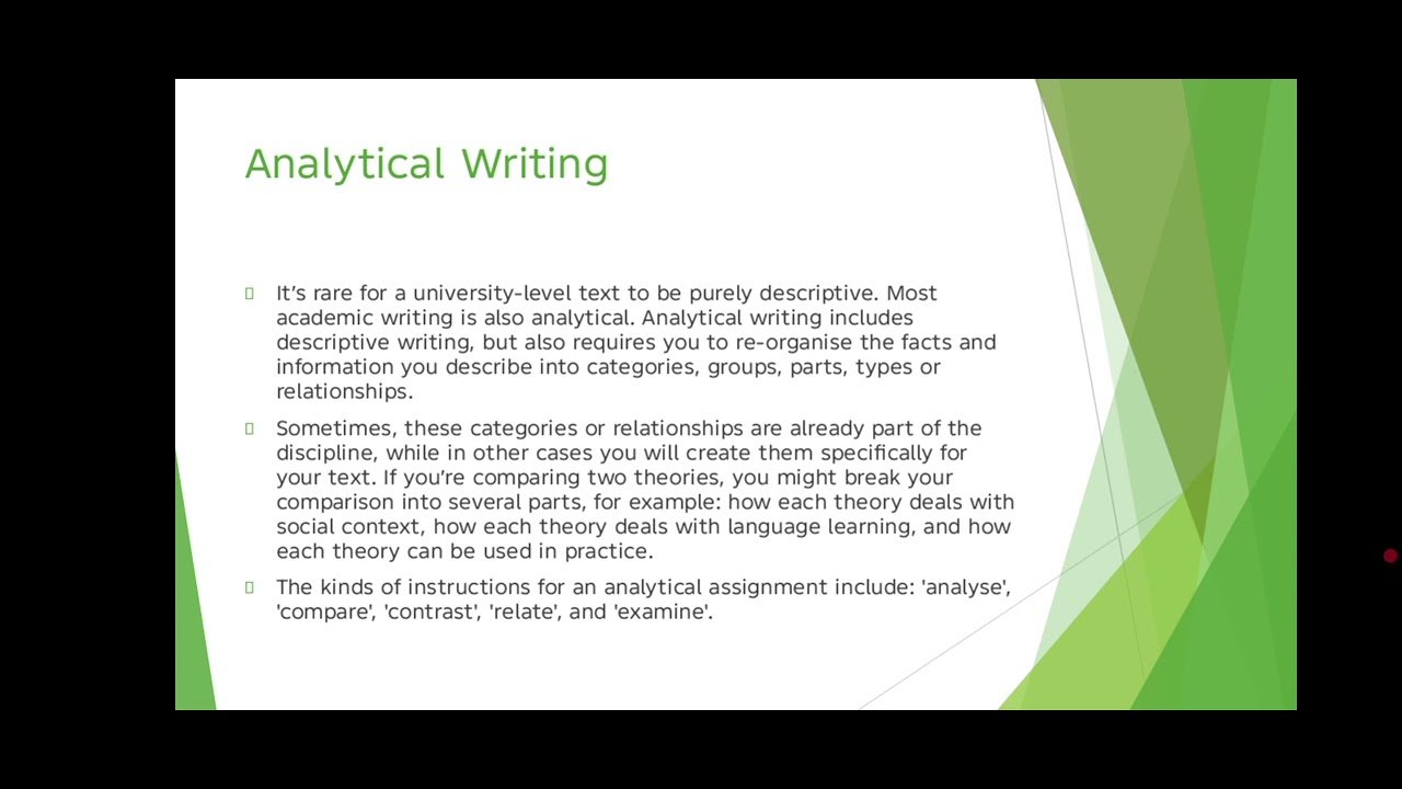 Genres of Academic Writing Post RN BSN
