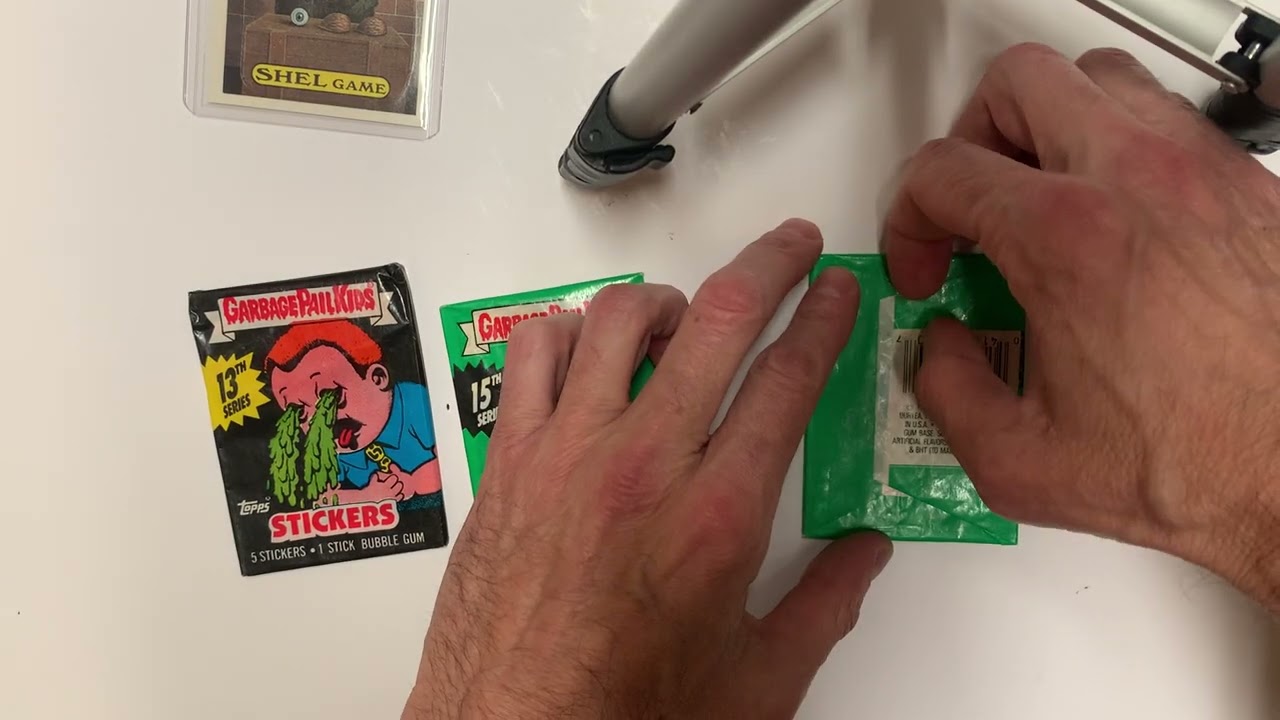 DanKsDungeon Rips Vintage Garbage Pail Kids Wax Packs!  Getting Closer To 15th Series Die Cut Set! 😜