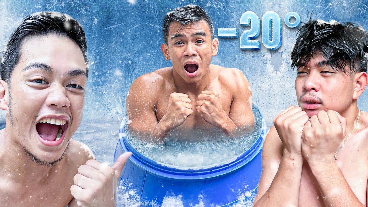 ICE BATH CHALLENGE sa BILLIONAIRE GANG!! *extreme*