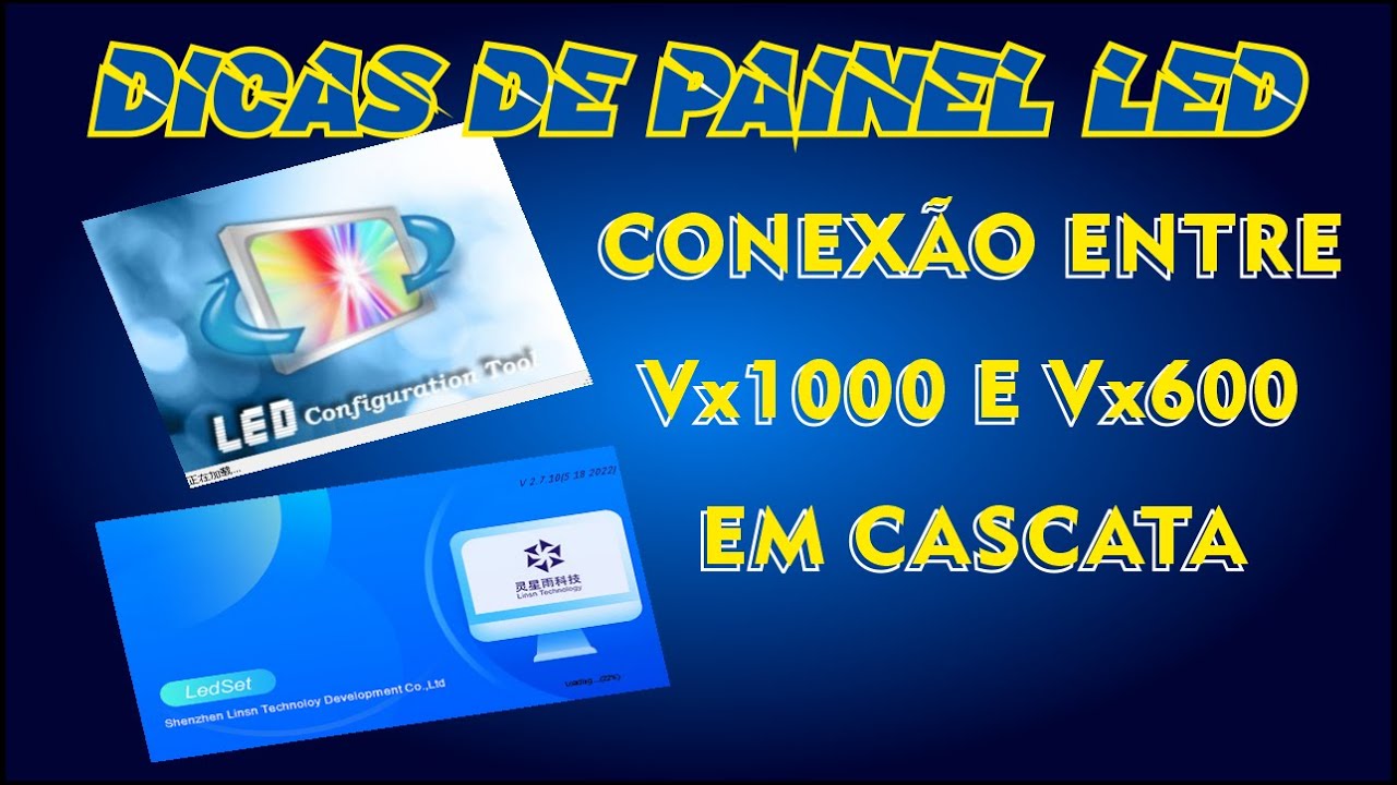 CONEXÃO ENTRE VX1000 E VX600 EM CASCATA