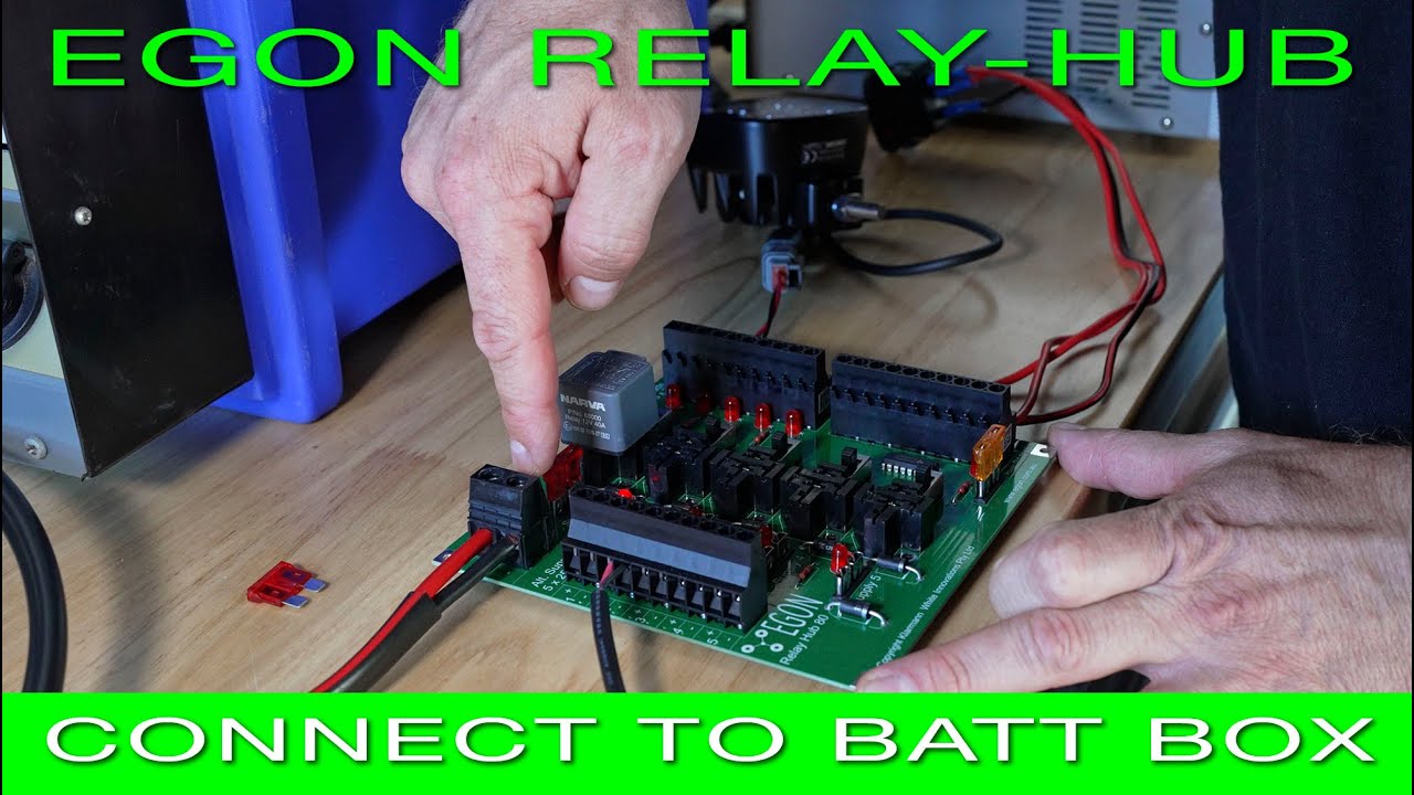 EGON RELAY-HUB. Wiring to Battery Box@EGONGame-changingsimplicity