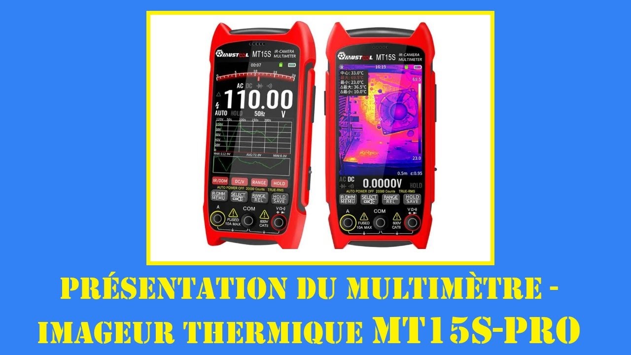 Cyrob : Présentation du Multimètre - Imageur thermique MT15S-Pro