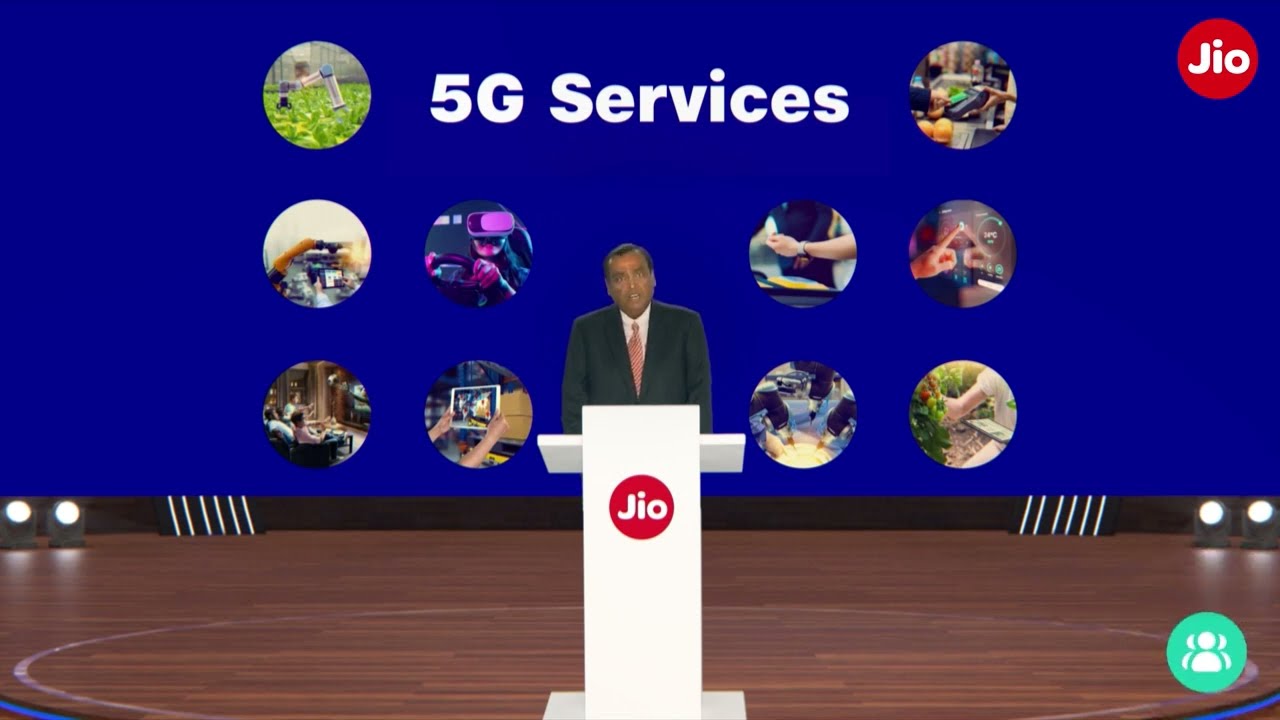 Shri Mukesh D. Ambani Highlights the Objectives of Jio 5G at the 45th Reliance AGM (Post-IPO) | Jio