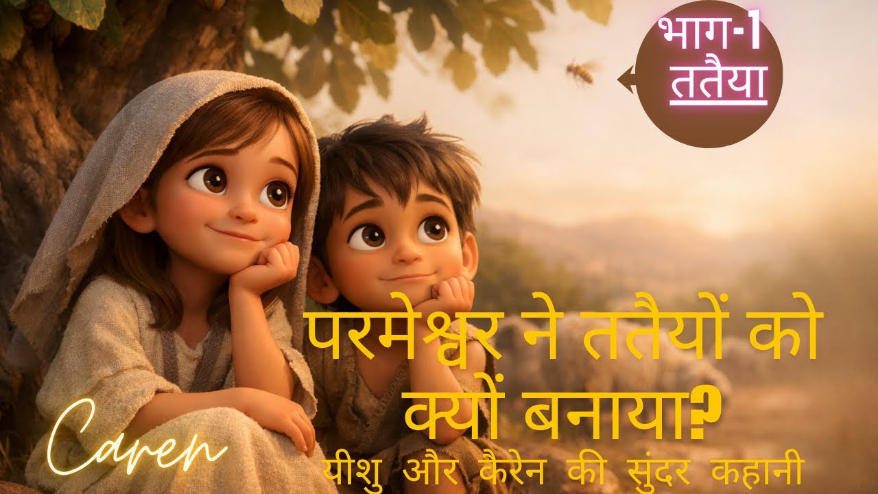 भाग-1 कैरेन के सवाल और यीशु | परमेश्वर ने ततैयों को क्यों बनाया? | @shreshthlall #hindibiblestories