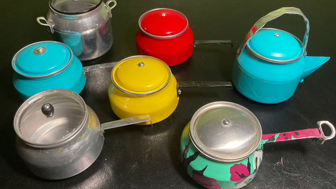 Como hacer ollitas o cazuelas con latas de aluminio.