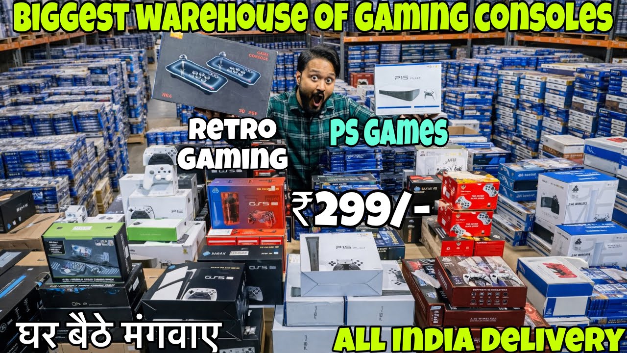 Hidden Gaming Market of Delhi🎮| Cheapest Retro Consoles & Game Sticks| Plug & Play😍