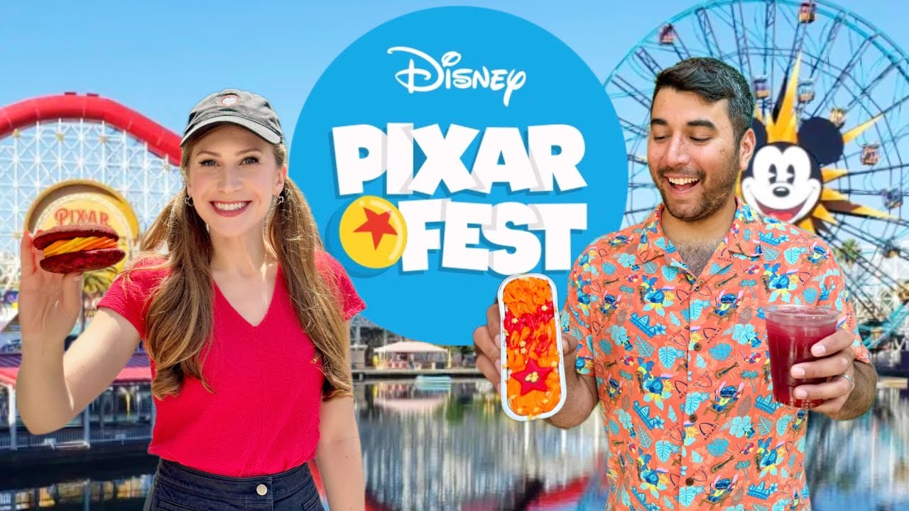 Trying EVERY New Food Item at Pixar Fest Food Booths! California Adventure Foodie Guide