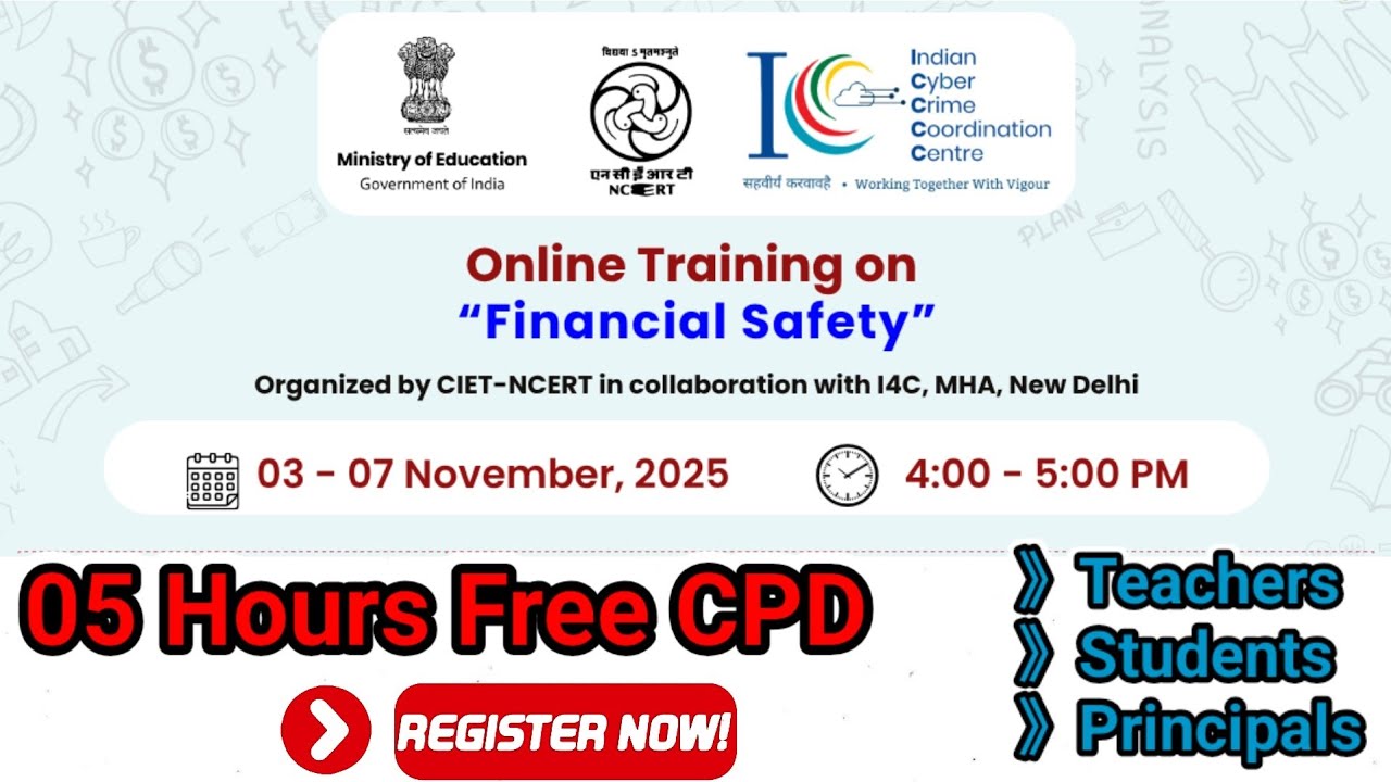 CIET NCERT TRAINING ON FINANCIAL SAFETY #financialsafety #ncerttraining #cbsetraining #diksha Day 1