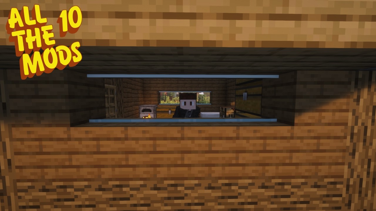 Base Building Phase 1 | Minecraft All The Mods 10 Episode 2 (No Commentary)